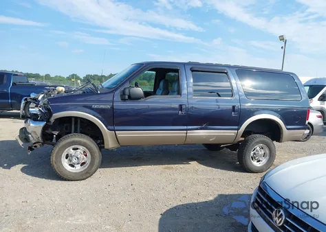 2000 Ford Excursion Limited z USA, uszkodzony, nr VIN 1FMNU43S0YED77761